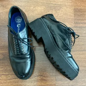 Jeffrey Campbell Black Leather Shoes Sz 10