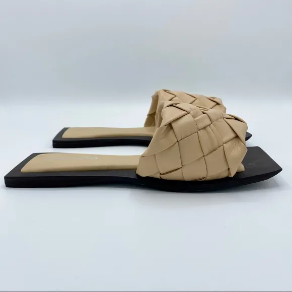 Jeffrey Campbell Natural Brown Costelo-L Slide Sandal Size 7 / 38
