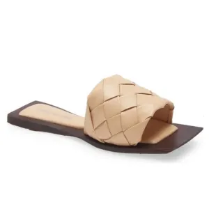 Jeffrey Campbell Natural Brown Costelo-L Slide Sandal Size 7 / 38