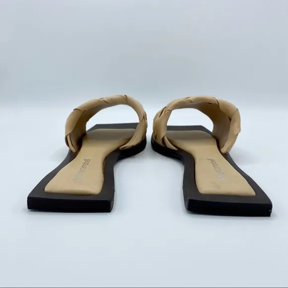 Jeffrey Campbell Natural Brown Costelo-L Slide Sandal Size 7 / 38