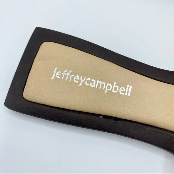 Jeffrey Campbell Natural Brown Costelo-L Slide Sandal Size 7 / 38