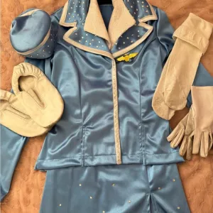 Jet set dance costume size child med.
