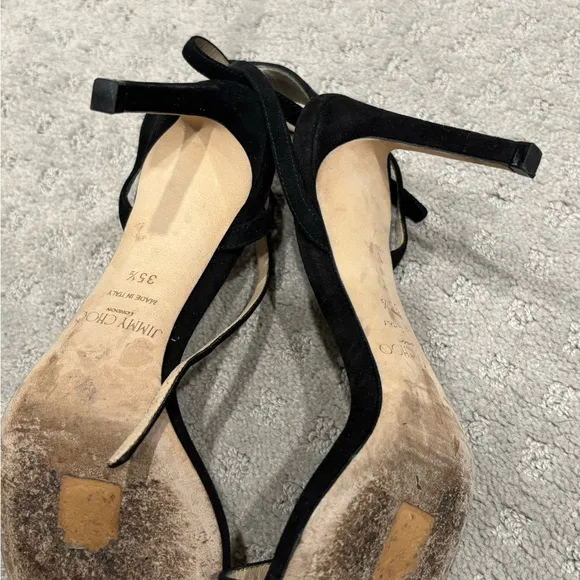 Jimmy Choo Black Heels “Minnie”