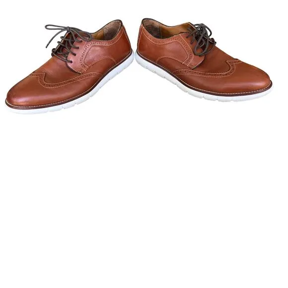 Johnston &amp; Murphy Holden Wingtip Comfort shoes, Mens Dress Shoes size 9.5