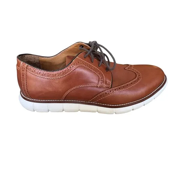 Johnston &amp; Murphy Holden Wingtip Comfort shoes, Mens Dress Shoes size 9.5