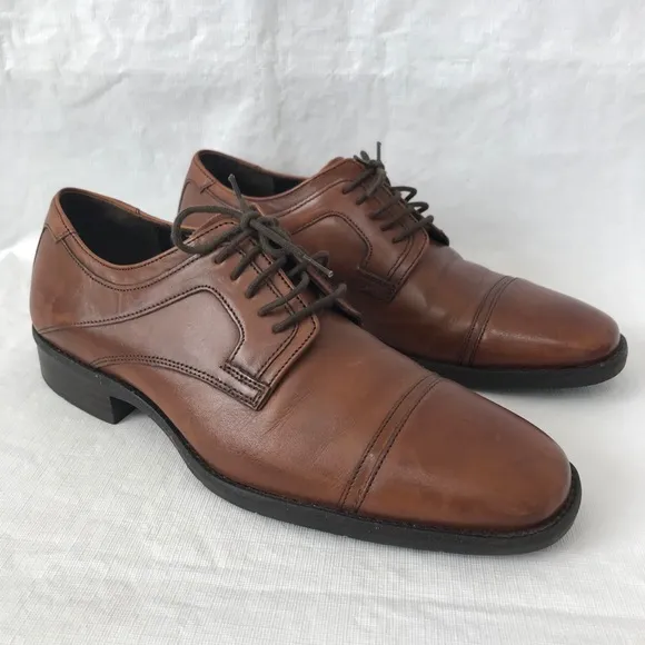 Johnston &amp; Murphy Sheepskin Tabor Cap Toe Shoes
