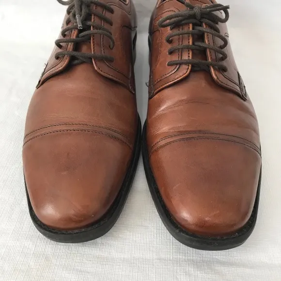 Johnston &amp; Murphy Sheepskin Tabor Cap Toe Shoes