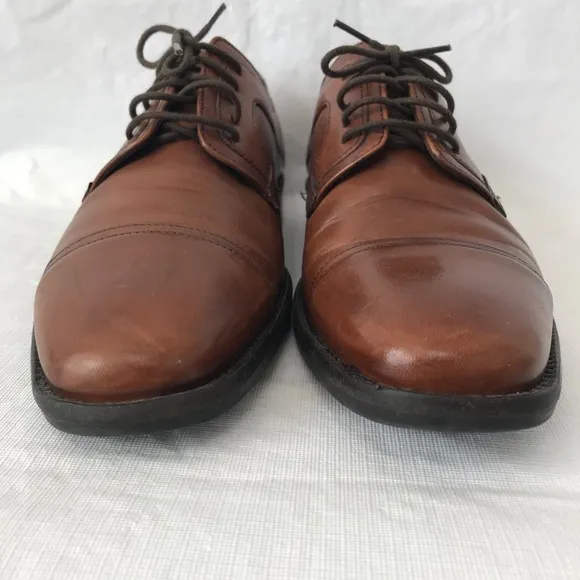 Johnston &amp; Murphy Sheepskin Tabor Cap Toe Shoes