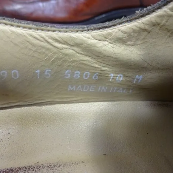 Johnston &amp; Murphy Signature Series Men’s Size 10M US Brown Leather Lace up Shoes