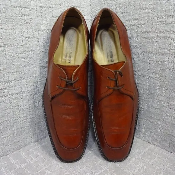 Johnston &amp; Murphy Signature Series Men’s Size 10M US Brown Leather Lace up Shoes