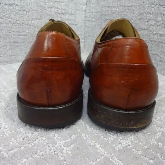 Johnston &amp; Murphy Signature Series Men’s Size 10M US Brown Leather Lace up Shoes