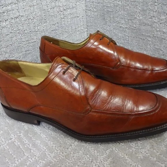 Johnston &amp; Murphy Signature Series Men’s Size 10M US Brown Leather Lace up Shoes