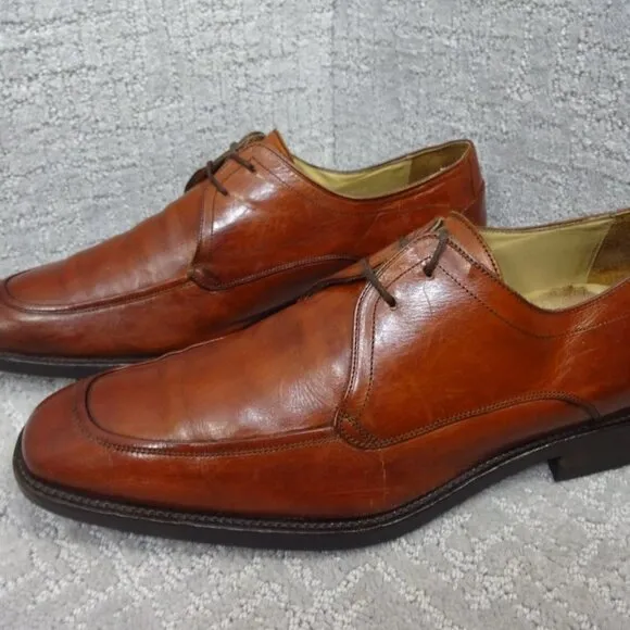 Johnston &amp; Murphy Signature Series Men’s Size 10M US Brown Leather Lace up Shoes
