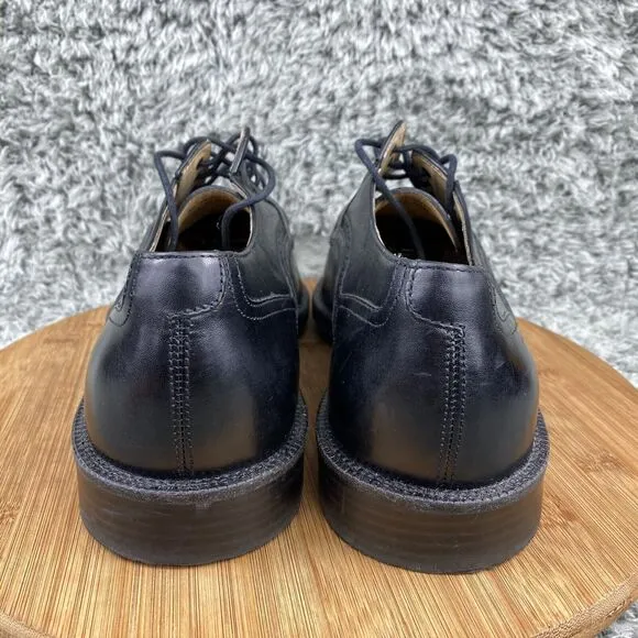 Johnston &amp; Murphy Wingtip Oxford Leather Shoes Men's 10 W Signature Series