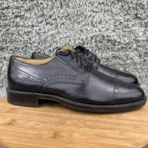 Johnston &amp; Murphy Wingtip Oxford Leather Shoes Men's 10 W Signature Series