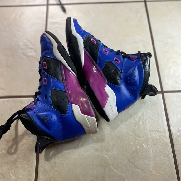 Jordan 6-17-23 Basketball Shoes - Hyper Royal/Black/Hyper Violet - 428