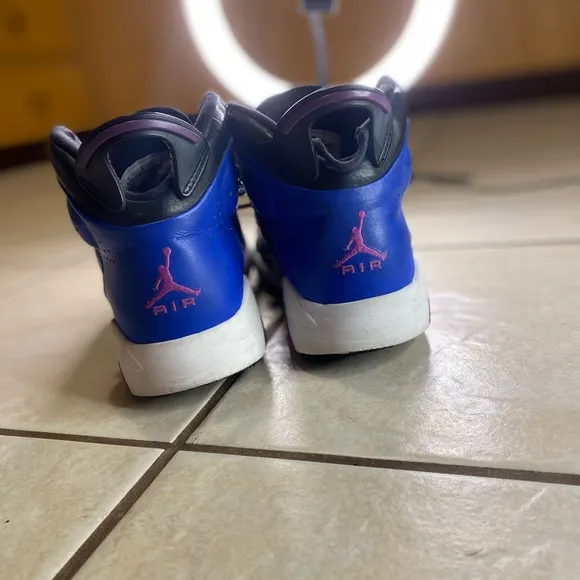 Jordan 6-17-23 Basketball Shoes - Hyper Royal/Black/Hyper Violet - 428