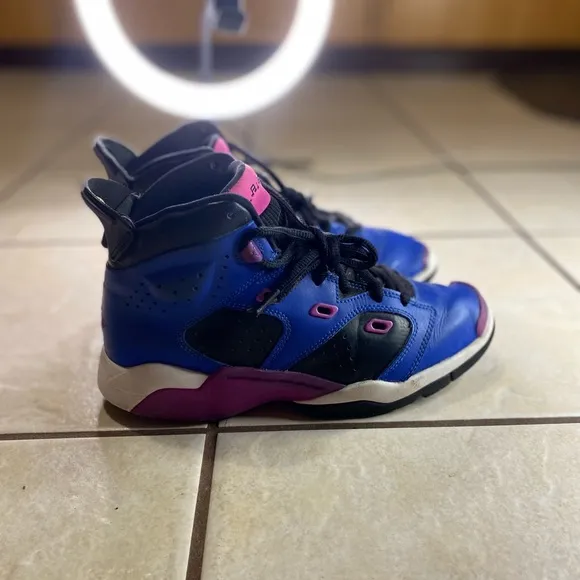 Jordan 6-17-23 Basketball Shoes - Hyper Royal/Black/Hyper Violet - 428