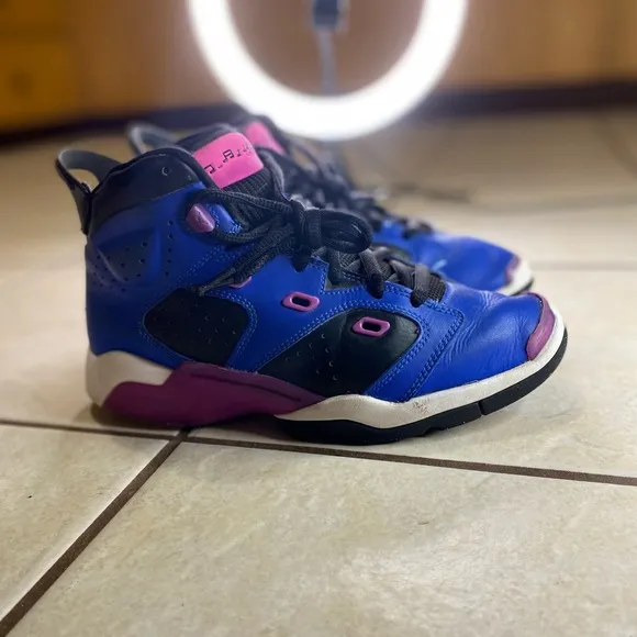 Jordan 6-17-23 Basketball Shoes - Hyper Royal/Black/Hyper Violet - 428