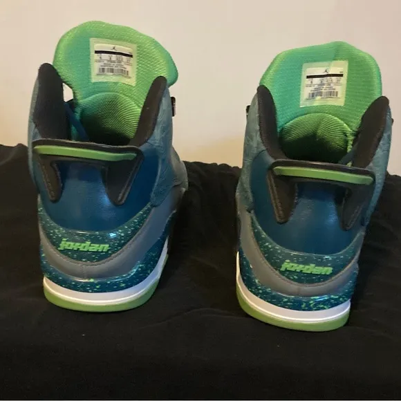 Jordan Dub Zero Teal and Green Men's Shoes