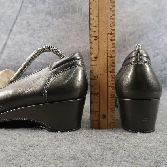 Josef Seibel Shoes Women 40 Wedge Loafer Slip On Classic Fashion Comfort Leather