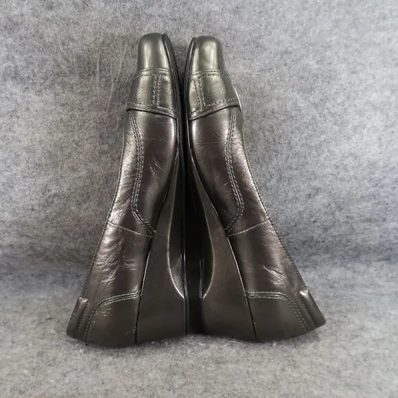 Josef Seibel Shoes Women 40 Wedge Loafer Slip On Classic Fashion Comfort Leather