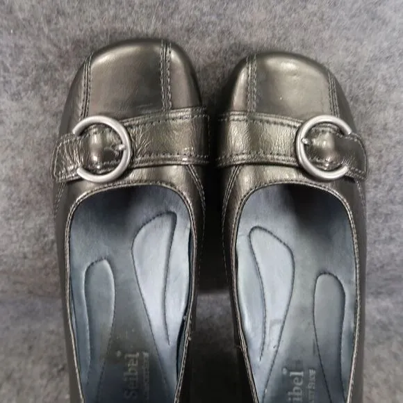 Josef Seibel Shoes Women 40 Wedge Loafer Slip On Classic Fashion Comfort Leather