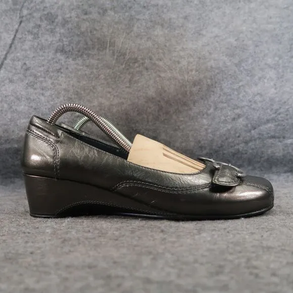 Josef Seibel Shoes Women 40 Wedge Loafer Slip On Classic Fashion Comfort Leather