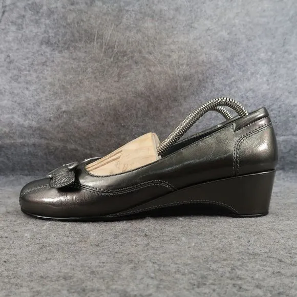 Josef Seibel Shoes Women 40 Wedge Loafer Slip On Classic Fashion Comfort Leather