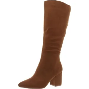Journee Collection Womens Ameylia Brown Zipper Knee-High Boots Shoes New