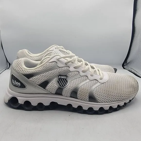 K Swiss Tubes Comfort 200 Mens Size 11.5 White Athletic Shoes Sneakers 07112-107