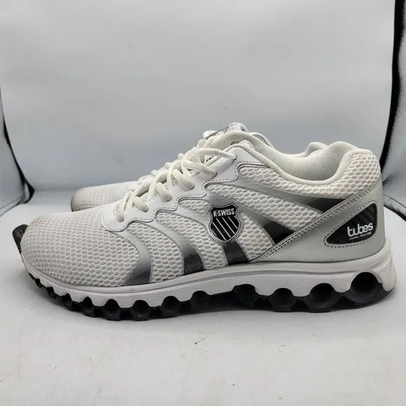 K Swiss Tubes Comfort 200 Mens Size 11.5 White Athletic Shoes Sneakers 07112-107