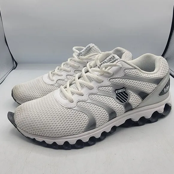 K Swiss Tubes Comfort 200 Mens Size 11.5 White Athletic Shoes Sneakers 07112-107