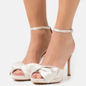 kate spade new york BRIDAL BOW - High heeled sandals - ivory