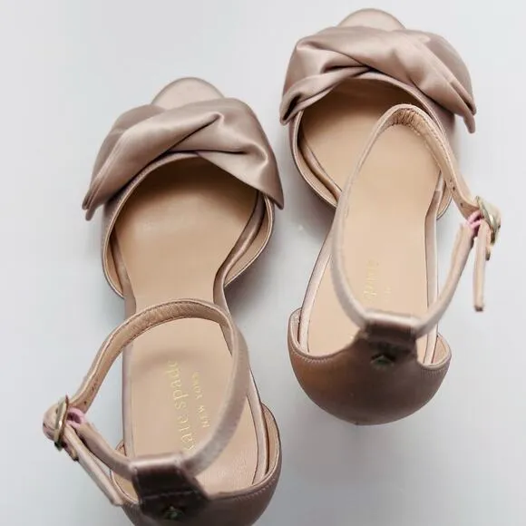 Kate Spade New York Women's Bridal Bow Strappy High-Heel Sandals, Size 8 B