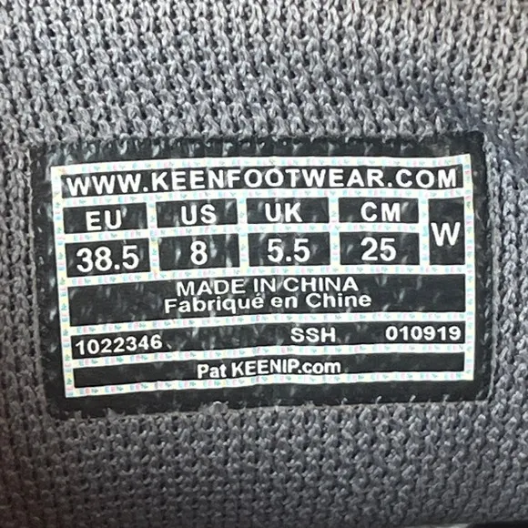 KEEN Terradora 2 Low Waterproof Gray Hiking Shoes Womens 8 UK 5.5 EU 38.5