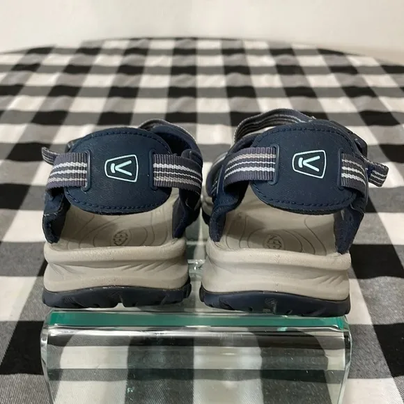 Keen Terradora II Open Toe Women's Sandals 2 Strap Buckle Size 9.5 Blue Shoes