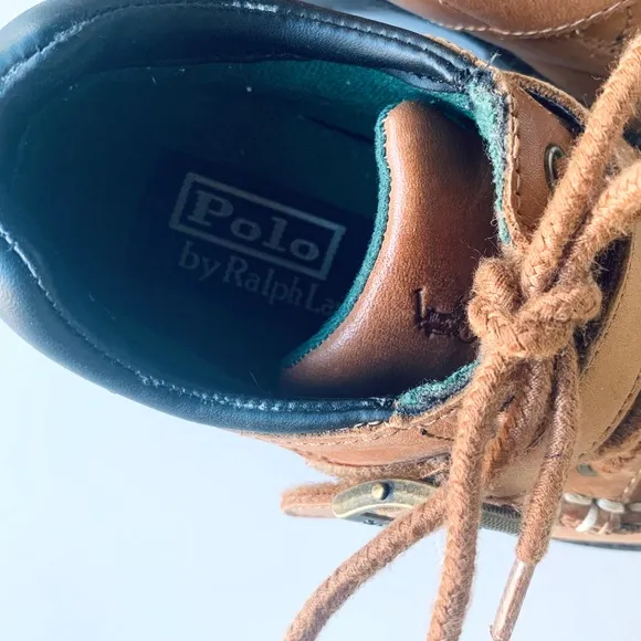 Kids Polo Ralph Lauren leather shoes