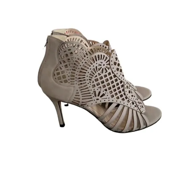 Klub Nico Mirelle 3 Grey Open Toe Heel 8