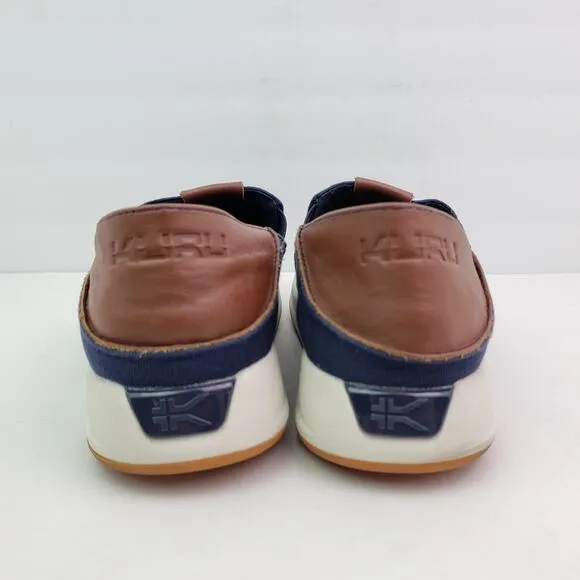 Kuru Pace Mens Size 7 Navy Blue Slip On Comfort Loafer Sneaker Shoes 10420270
