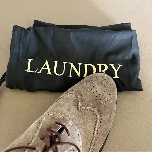 La Martina Garantiza Suede Oxford Lace Argentina Polo Shoes