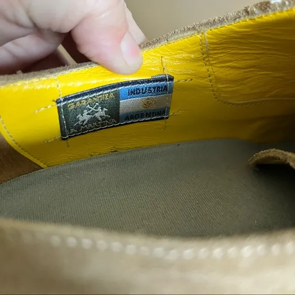 La Martina Garantiza Suede Oxford Lace Argentina Polo Shoes
