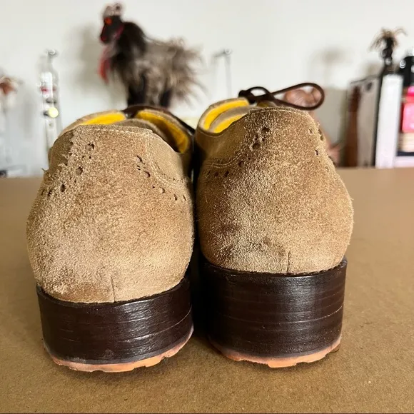 La Martina Garantiza Suede Oxford Lace Argentina Polo Shoes