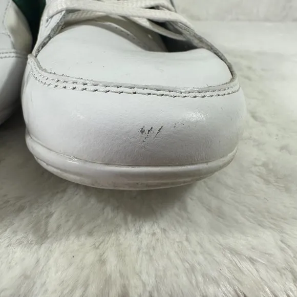 LACOSTE Chaymon Men's Casual Leather Fashion Shoes Sneakers Green White 11.5