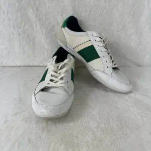 LACOSTE Chaymon Men's Casual Leather Fashion Shoes Sneakers Green White 11.5