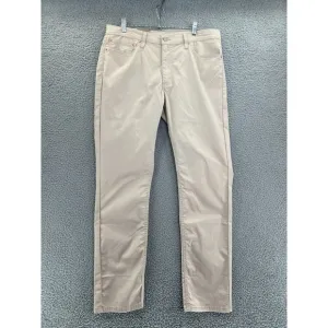 LEVI'S 511 Slim Stretch Men's Ivory White Pants Size 36 (36x31.5 Actual) NWT