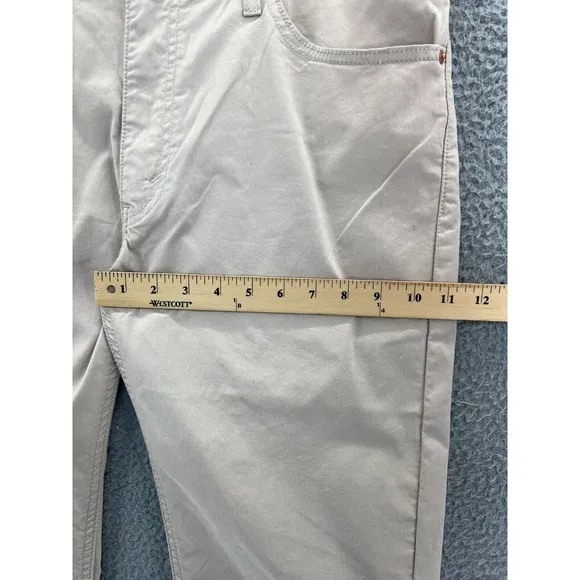 LEVI'S 511 Slim Stretch Men's Ivory White Pants Size 36 (36x31.5 Actual) NWT