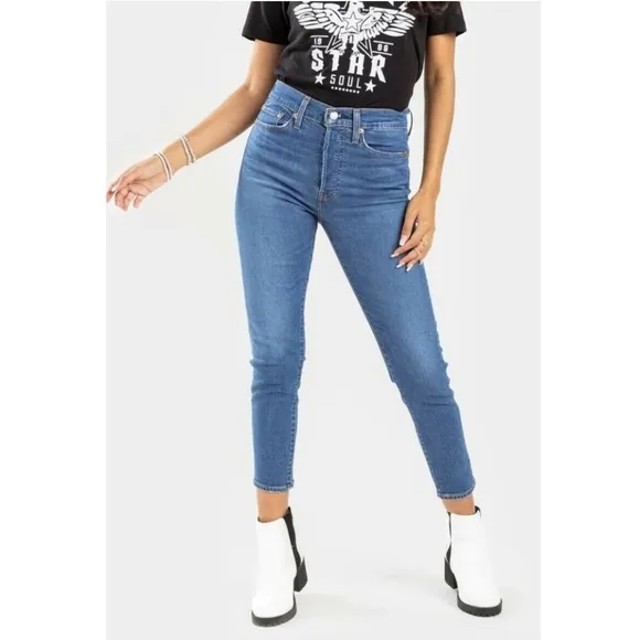 Levi's Wedgie Skinny High Rise Jeans
