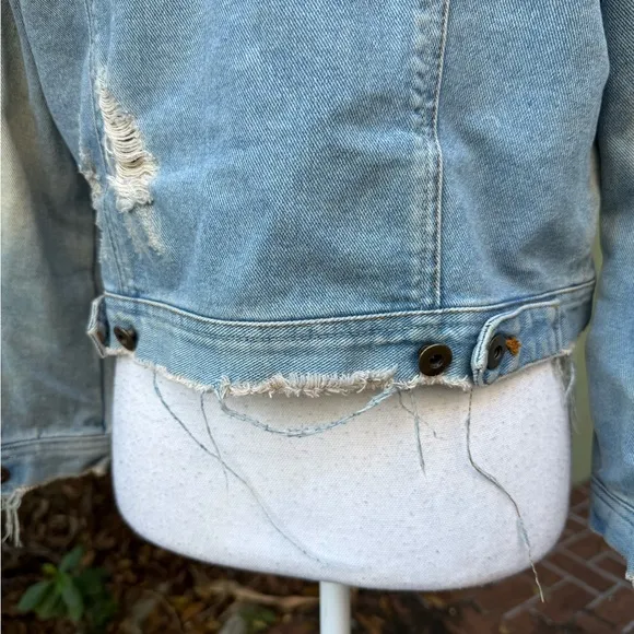 LF Millau Distressed Jean Jacket