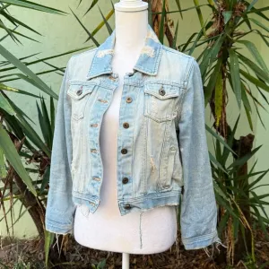 LF Millau Distressed Jean Jacket